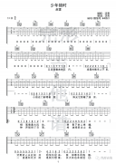 赵雷少年锦时吉他谱-D调简单版吉他弹唱视频演示
