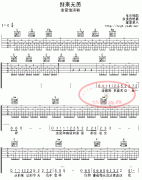 别来无恙吉他谱-谢霆锋-认证谱高清六线谱图片谱