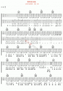 突然的自我吉他谱-伍佰-高清六线谱图片谱