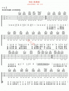 知足吉他谱-五月天-高清版高清六线谱图片谱