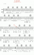 手心里的温柔吉他谱-刀郎-高清六线谱图片谱