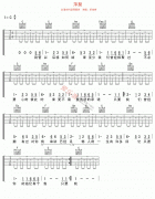 萍聚吉他谱-卓依婷-高清六线谱图片谱