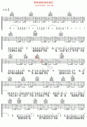 钢铁是眼泪炼成的吉他谱-姜鹏-高清六线谱图片谱